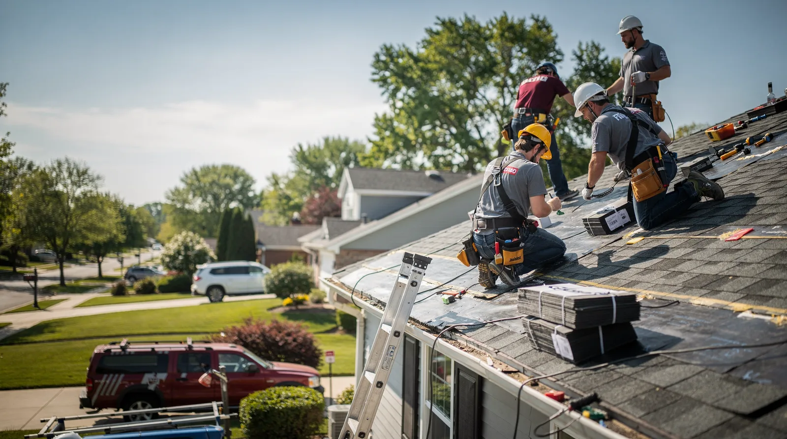 Roof Repair in Newark, IL around you